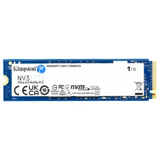 DISCO DURO KINGSTON SSD NV3 NVME M.2 2280 PCIe 4.0 1TB