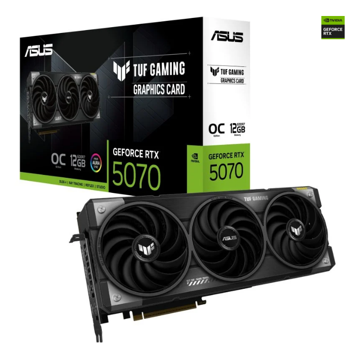 TARJETA GRAFICA ASUS TUF GAMING RTX 5070 OC EDITION 12GB