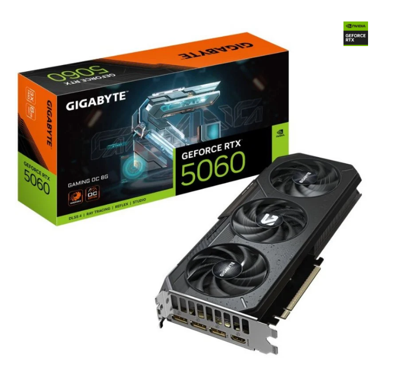 TARJETA GRAFICA GIGABYTE RTX 5060 GAMING OC 8GB