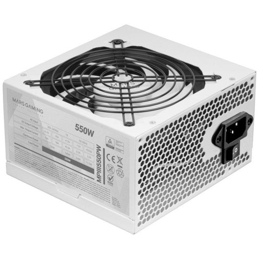 FUENTE DE ALIMENTACION MARS GAMING 550W BLANCO