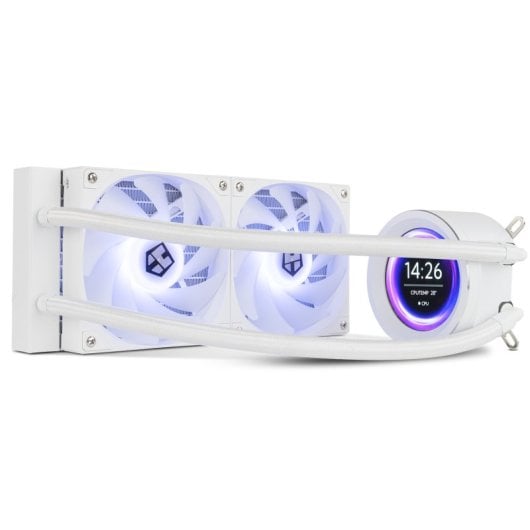 REFRIGERACION LIQUIDA NOX X-240 LCD BLANCO