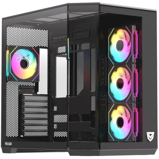 CARCASA Nfortec Pulsar ARGB ATX ITX Negra