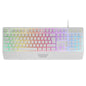 TECLADO GAMING SEMIMECANICO MARS GAMING MK124 BLANCO