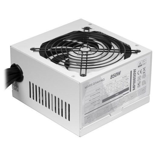 FUENTE DE ALIMENTACION MARS GAMING 850W BLANCO