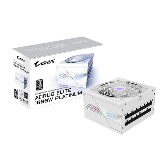 FUENTE DE ALIMENTACION GIGABYTE AORUS ELITE 1000W PLUS PLATINUM BLANCO