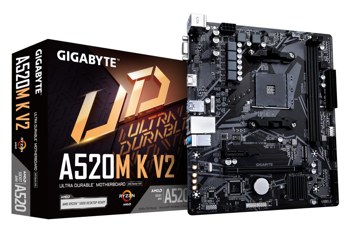 PLACA BASE GIGABYTE A520M K V2 AM4