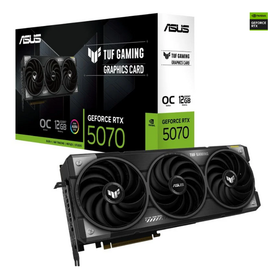 TARJETA GRAFICA ASUS TUF GAMING RTX 5070 OC EDITION 12GB