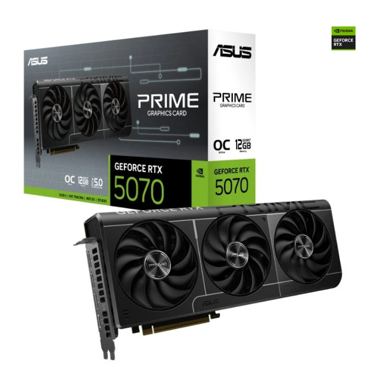 TARJETA GRAFICA ASUS PRIME RTX 5070 OC 12GB