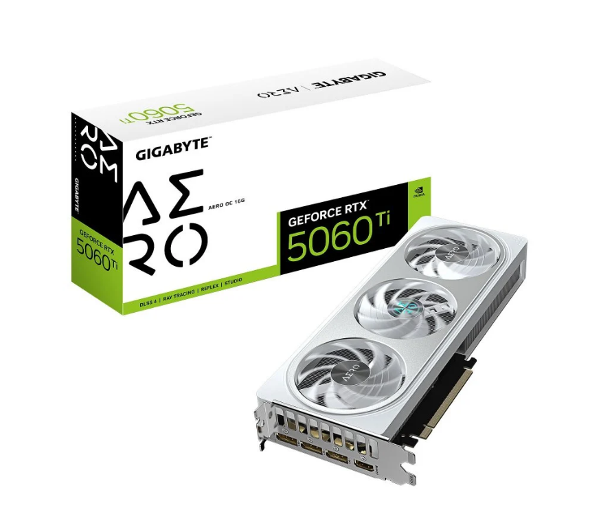 TARJETA GRAFICA GIGABYTE GEFORCE RTX 5060 TI AERO OC 16GB