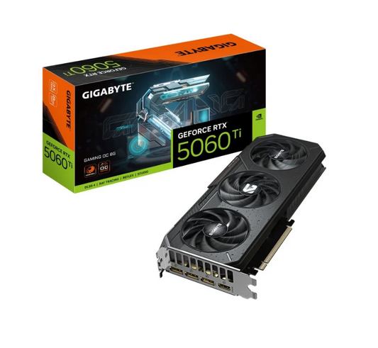 TARJETA GRAFICA GIGABYTE RTX 5060 TI GAMING OC 8GB