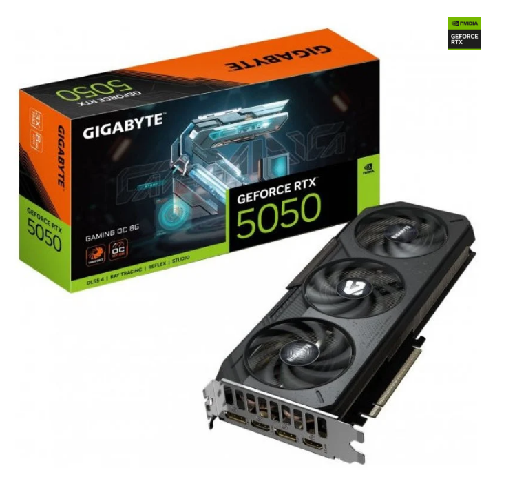 TARJETA GRAFICA GIGABYTE RTX 5050 GAMING OC 8GB