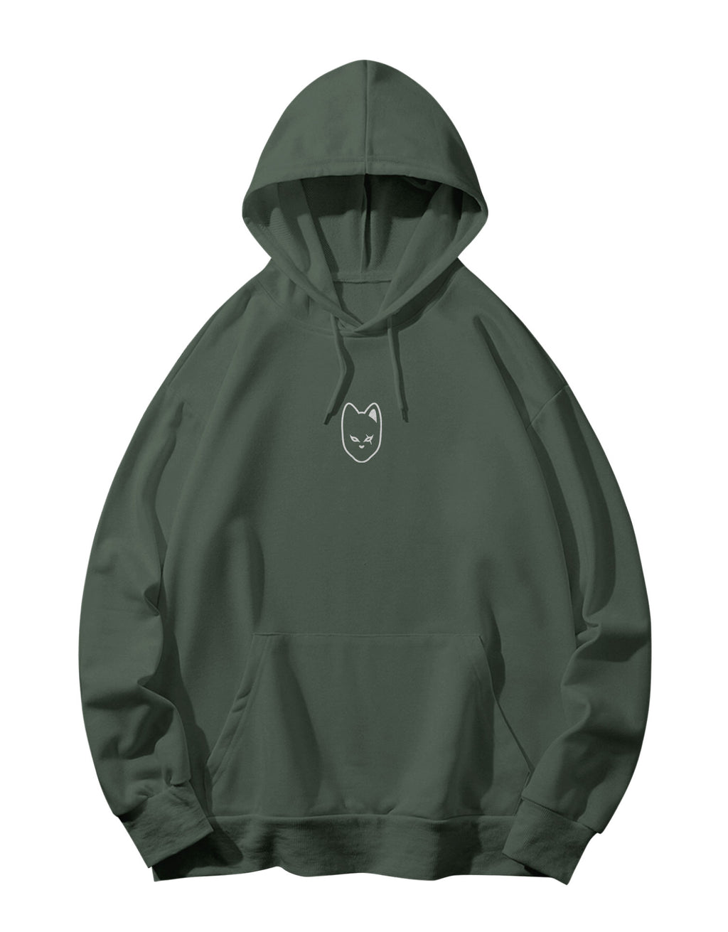 Hoodie Neko Olive