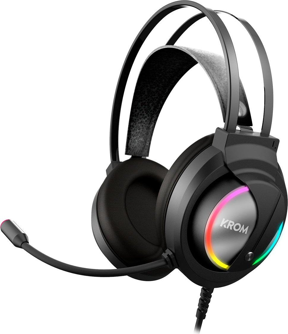 Auric+Micro Krom Kappa RGB 3.5mm Negros