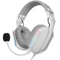 AURICULARES GAMING CON MICROFONO MARS GAMING MHPRO JACK 3.5 BLANCO