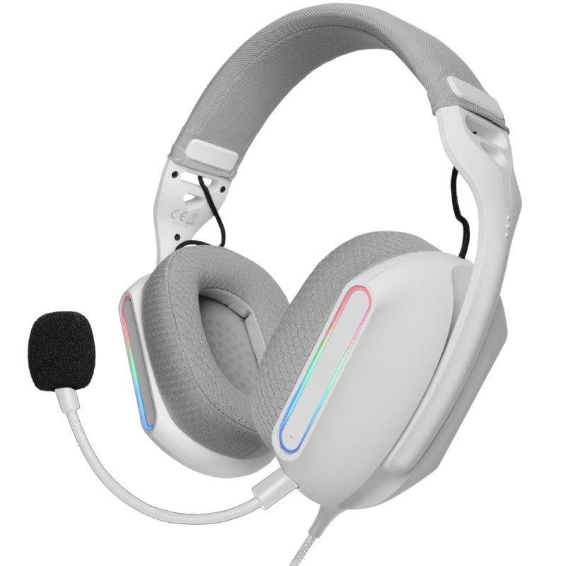 AURICULARES GAMING CON MICROFONO MARS GAMING MHPRO JACK 3.5 BLANCO