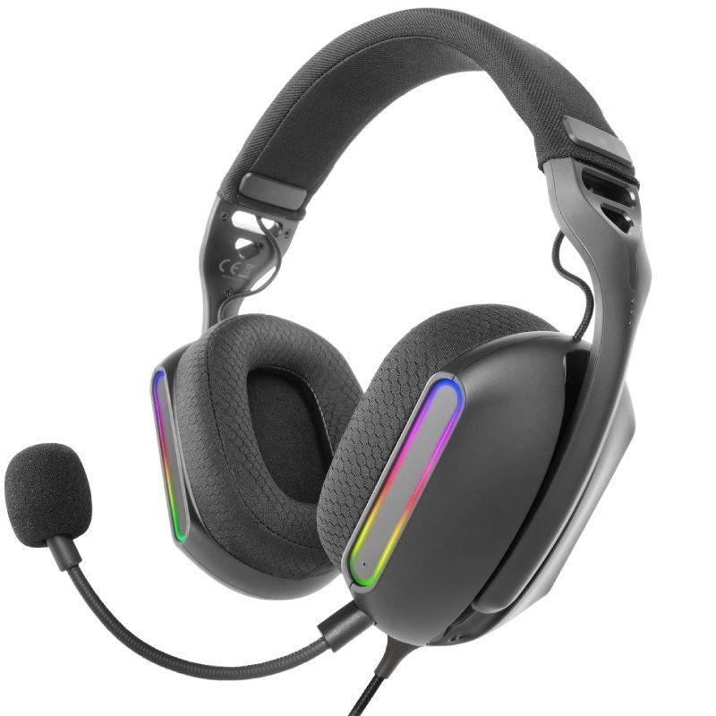 AURICULARES GAMING CON MICROFONO MARS GAMING MHPRO JACK 3.5 NEGRO