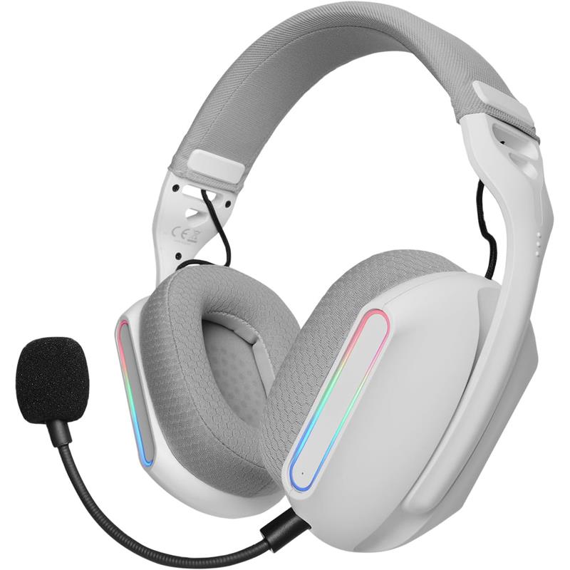 AURICULARES GAMING CON MICROFONO INALAMBRICO MARS GAMING MHPRO BLANCO