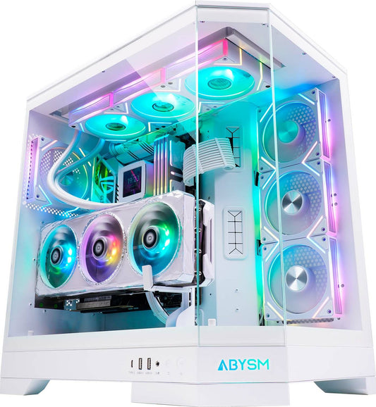 CARCASA Abysm Danube Sava H600 ARGB ATX BLANCA