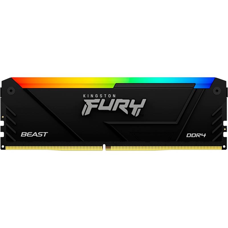 DIMM DDR4 16GB 3600GHZ. KINGSTON FURY BEAST RGB KF436C18BB2A/16