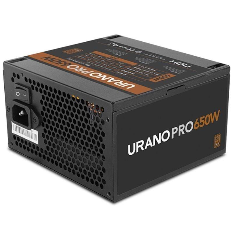 FUENTE DE ALIMENTACION 650W NOX URANO PRO 80 PLUS BRONZE NEGRO