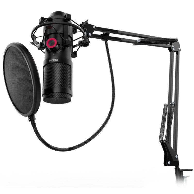 MICROFONO GAMING KROM KAPSULE JACK 3.5 / USB