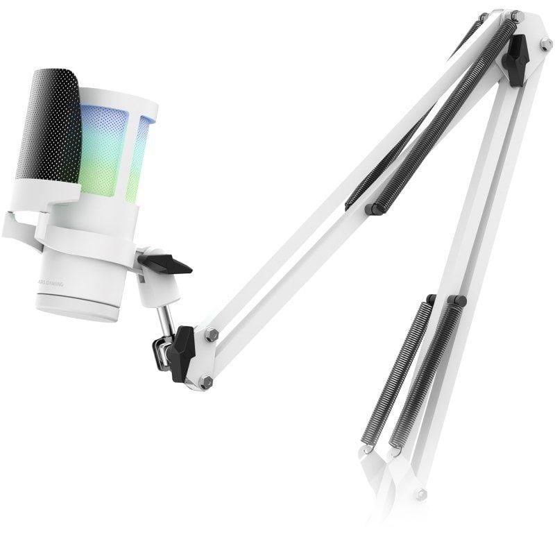 MICROFONO MARS GAMING MMICSC USB BLANCO