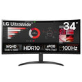 MONITOR CURVO 34" ULTRAPANORAMICO LG 34WR50QK-B WQHD NEGRO