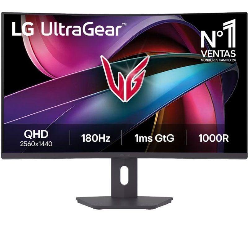 MONITOR GAMING 32" CURVO LG ULTRAGEAR 32G600A-B QHD 1MS 180HZ VA NEGRO