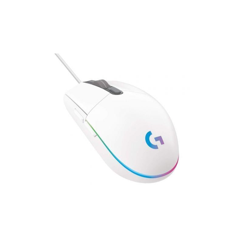 RATON GAMING LOGITECH G102 LIGHTSYNC 8000DPI BLANCO