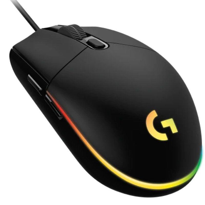RATON GAMING LOGITECH G102 LIGHTSYNC 8000DPI NEGRO