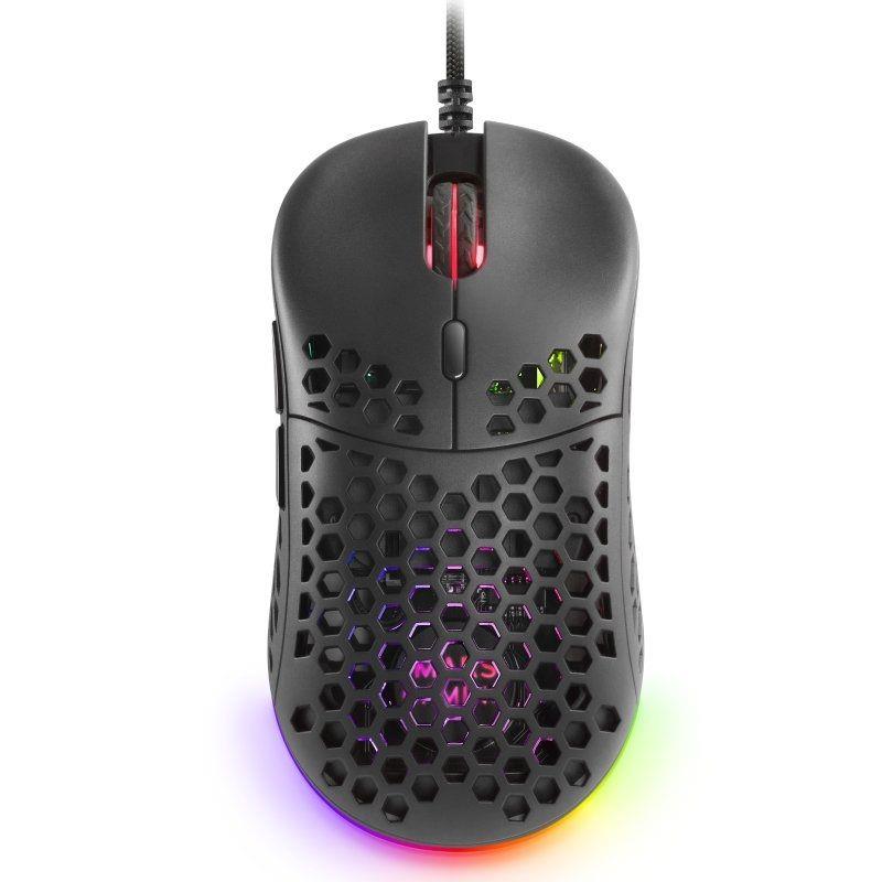 RATON GAMING MARS GAMING MM55 USB 12800DPI NEGRO