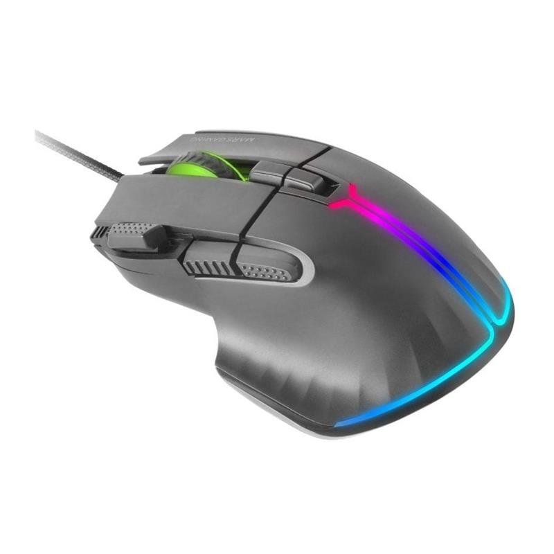 RATON GAMING MARS GAMING MMXT USB 12800DPI NEGRO