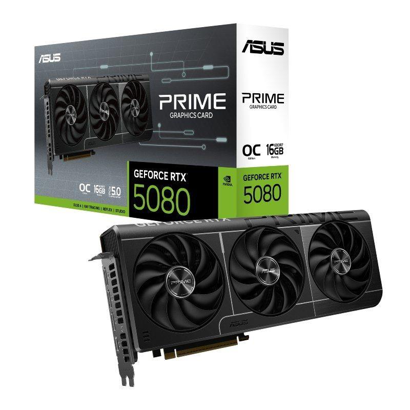 TARJETA GRAFICA ASUS PRIME GEFORCE RTX5080 OC 16GB GDDR7