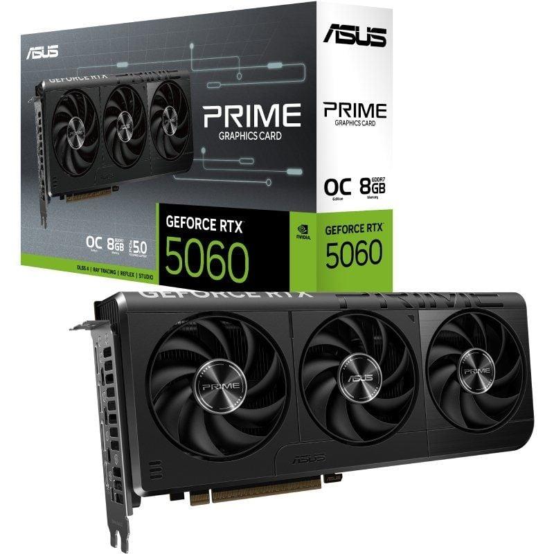 TARJETA GRAFICA ASUS PRIME RTX5060 OC 8GB GDDR7