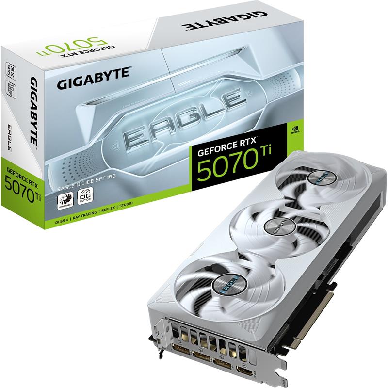 TARJETA GRAFICA GIGABYTE GEFORCE RTX5070TI EAGLE ICE OC 16GB GDDR7
