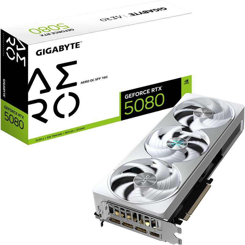 TARJETA GRAFICA GIGABYTE GEFORCE RTX5080 AERO OC 16GB GDDR7