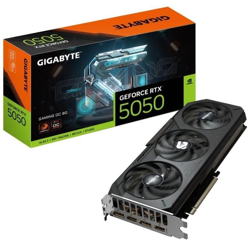 TARJETA GRAFICA GIGABYTE RTX5050 GAMING OC 8GB GDDR6