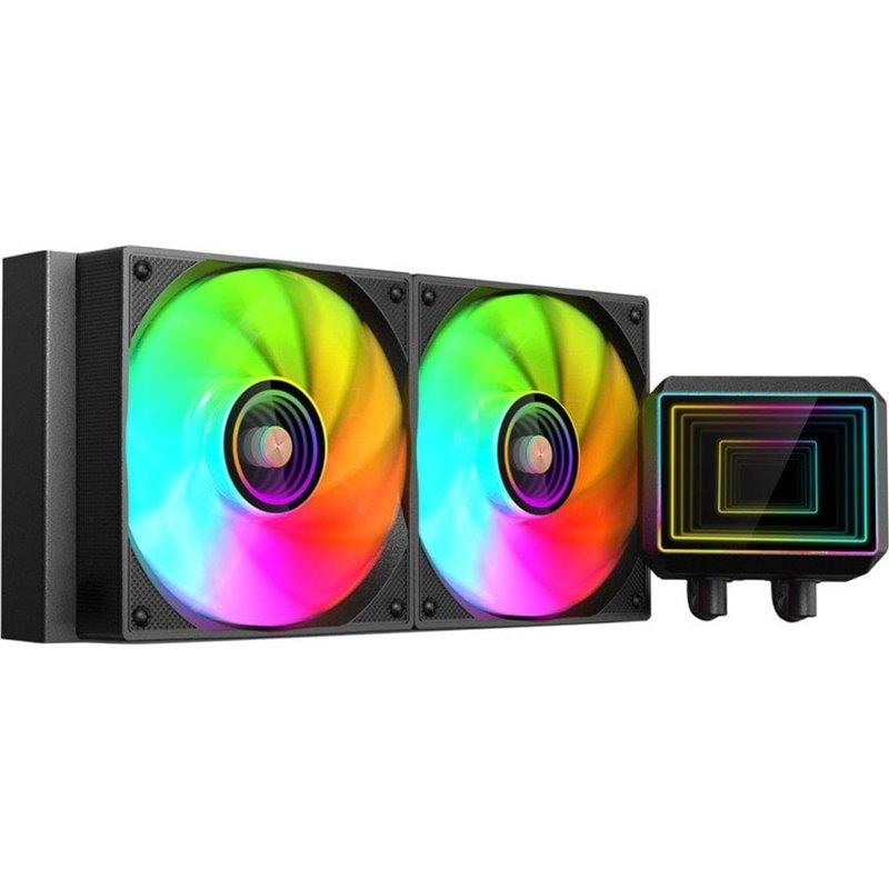 VENTILADOR SISTEMA REFRIGERACION LIQUIDA MARS GAMING MLTWO240 NEGRO